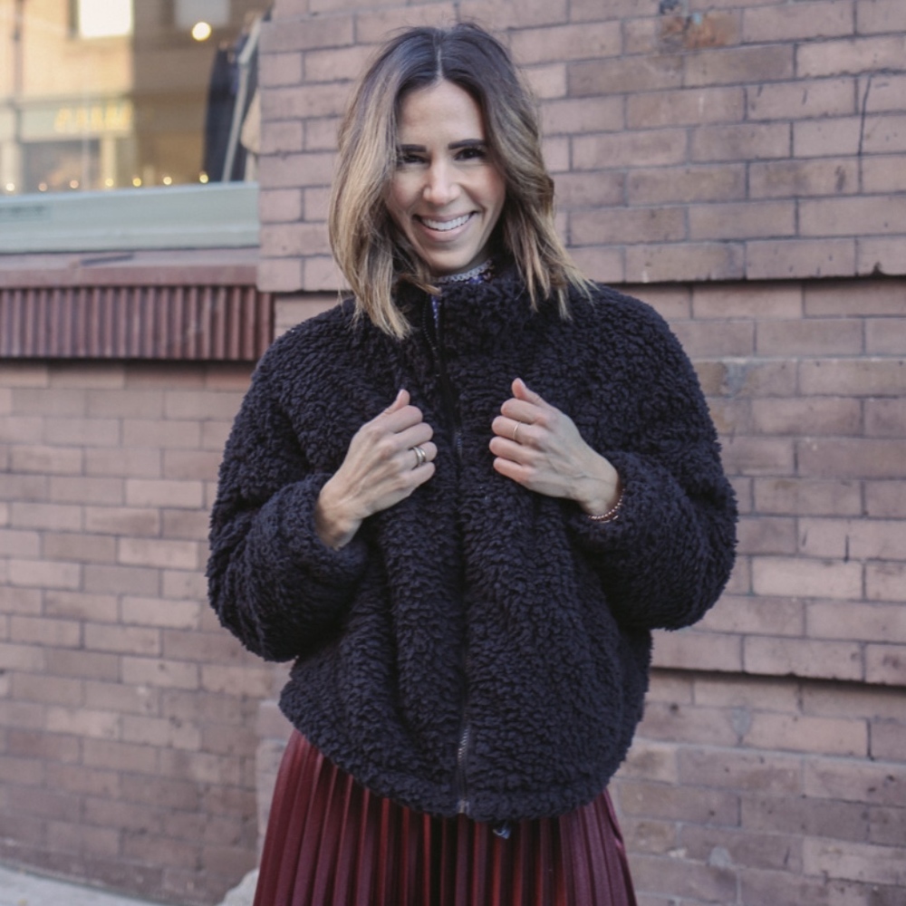 NEW Mod Ref The Tenley Teddy Sherpa Jacket Coat - Picture 4 of 5